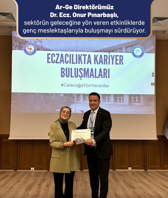 İLKO İlaç Ar- Ge  Direktörümüz Dr. Ecz. Onur Pınarbaşlı, Genç Eczacı Adaylarıyla Bir Araya Geldi