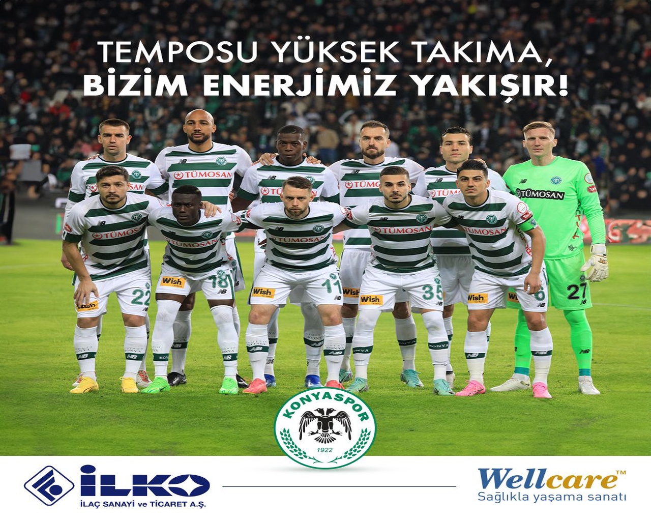 Konyaspor'un Sağlık Ürünleri Sponsoru Olarak Yanlarında Olmaktan Gurur Duyuyoruz