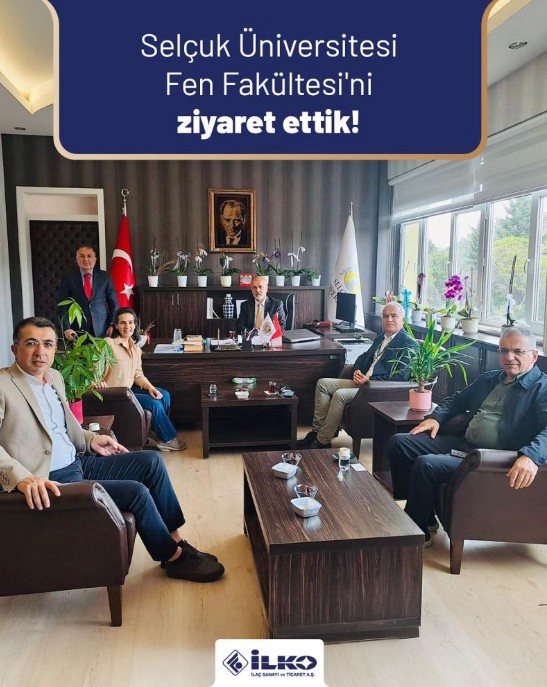 Teknik Operasyonlar Direktörümüz Savaş Aydemir, Kalite Güvence Müdürümüz Deniz Yağcıoğlu ve Üretim Tesisleri İnsan Kaynakları Müdürümüz Tahsin Uludağ, Selçuk Üniversitesi Fen Fakültesi ile Kimya Bölümünü Ziyaret Etti 