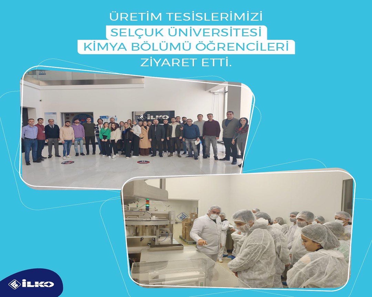 Selçuk Üniversitesi Kimya Bölümü Öğrencilerini Üretim Tesisimizde Ağırladık