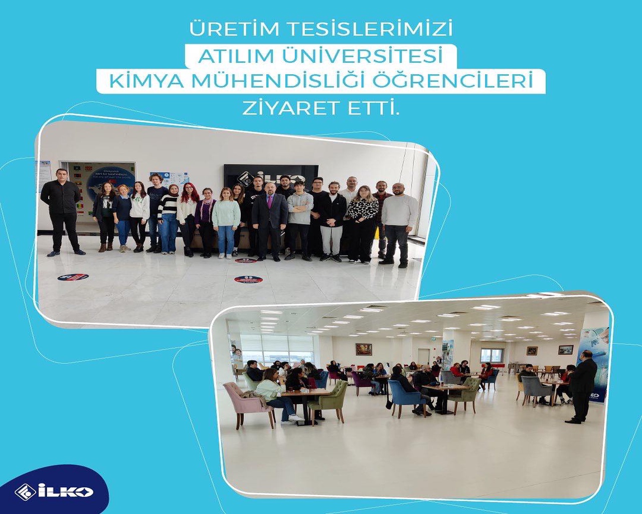 Atılım Üniversitesi Kimya Mühendisliği Bölümü Öğrencilerini Üretim Tesisimizde Ağırladık