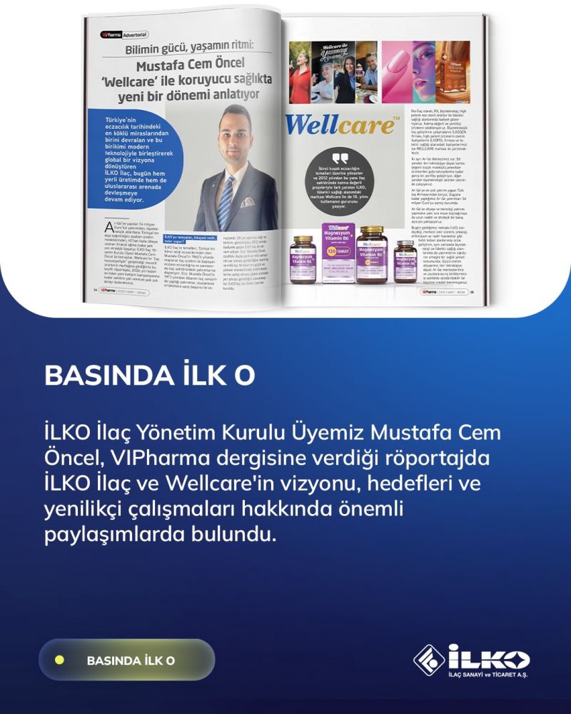Yönetim Kurulu Üyemiz Mustafa Cem Öncel VIPharma Dergisiyle Röportaj Gerçekleştirdi 