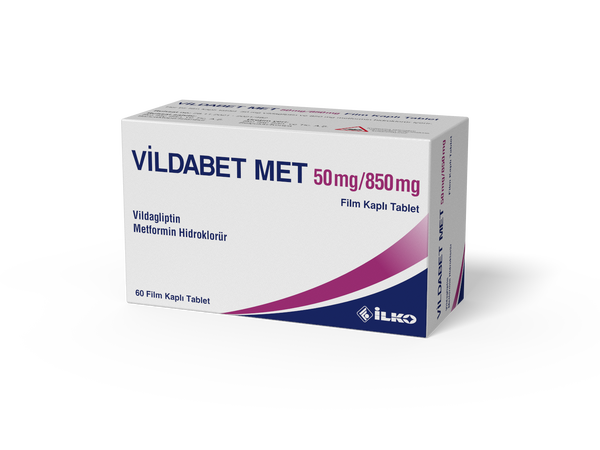 Vildabet Met 50 Mg / 850 Mg 60 Film Tablet 