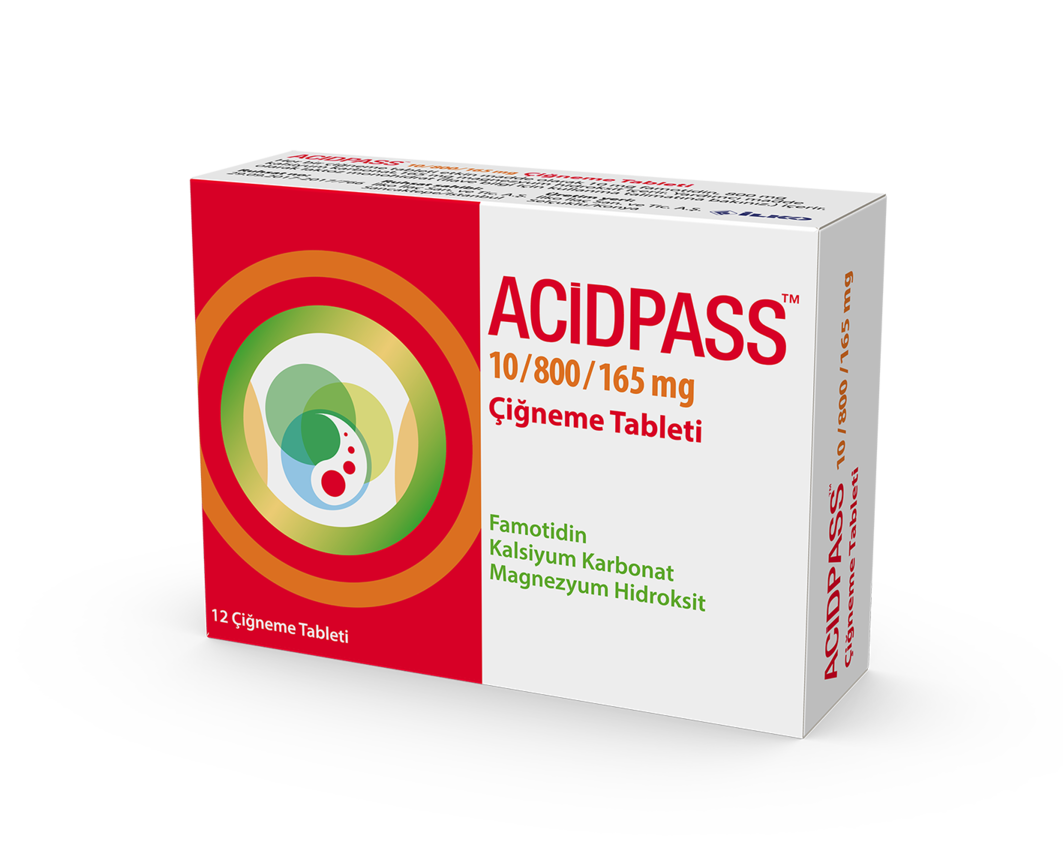 Acidpass 12 Çiğneme Tableti
