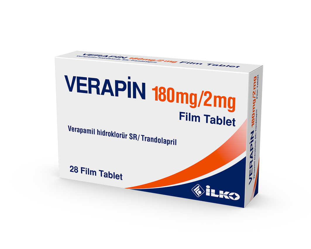 Verapin 180 Mg / 2 Mg 28 Film Tablet