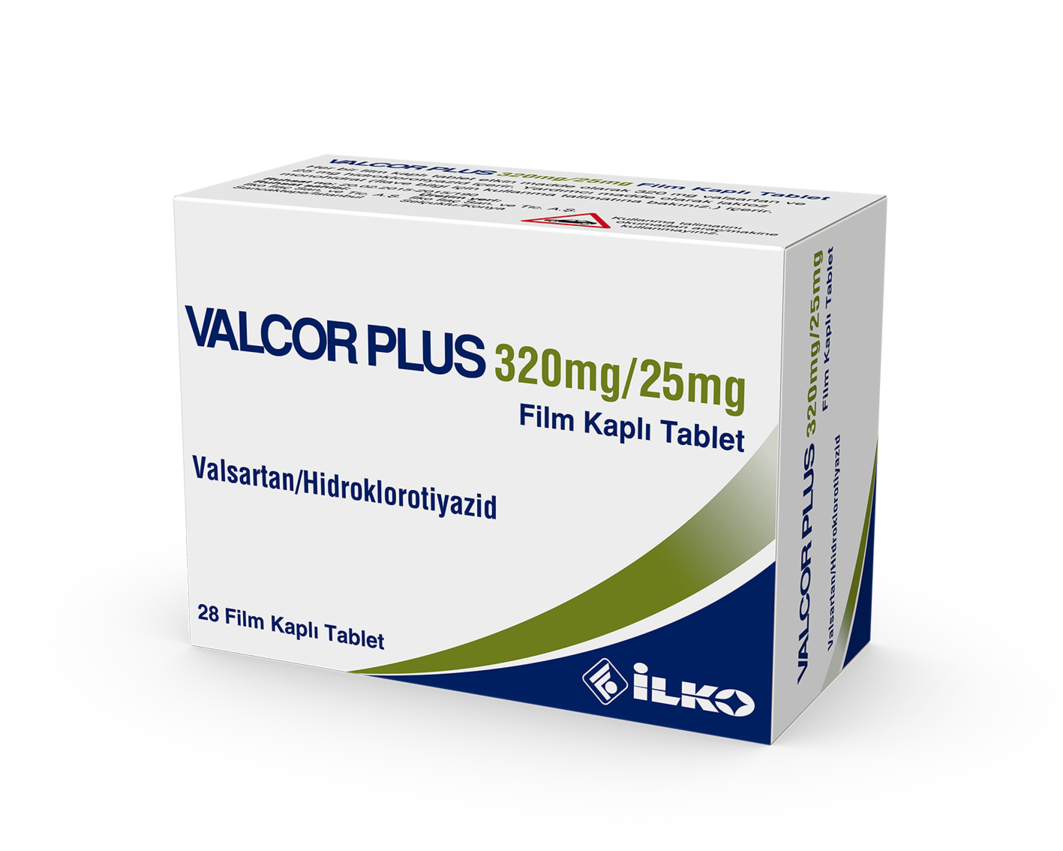 Valcor Plus 320 Mg / 25 Mg 28 Film Tablet
