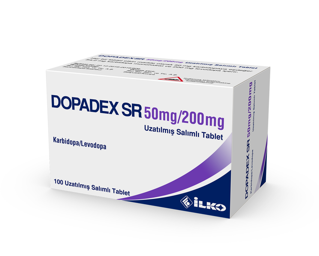 Dopadex SR 50 Mg / 200 Mg 100 Uzatılmış Salımlı Tablet