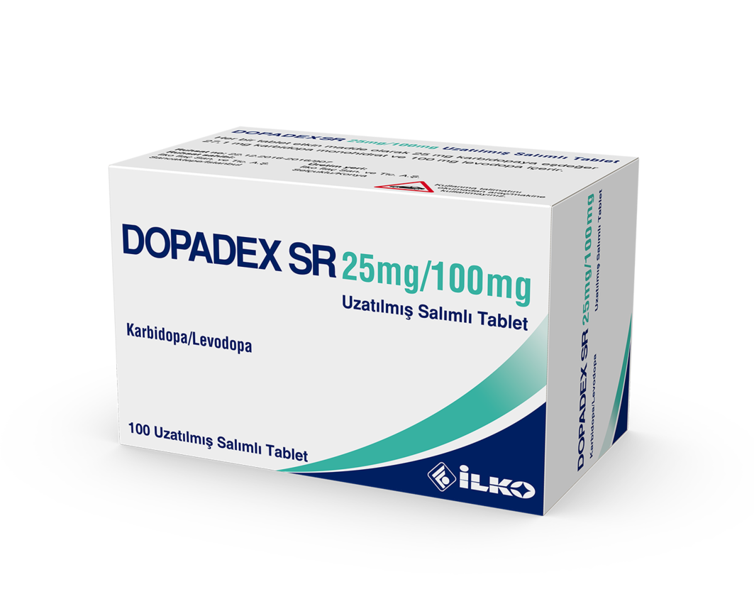 Dopadex SR 25 Mg / 100 Mg 100 Uzatılmış Salımlı Tablet