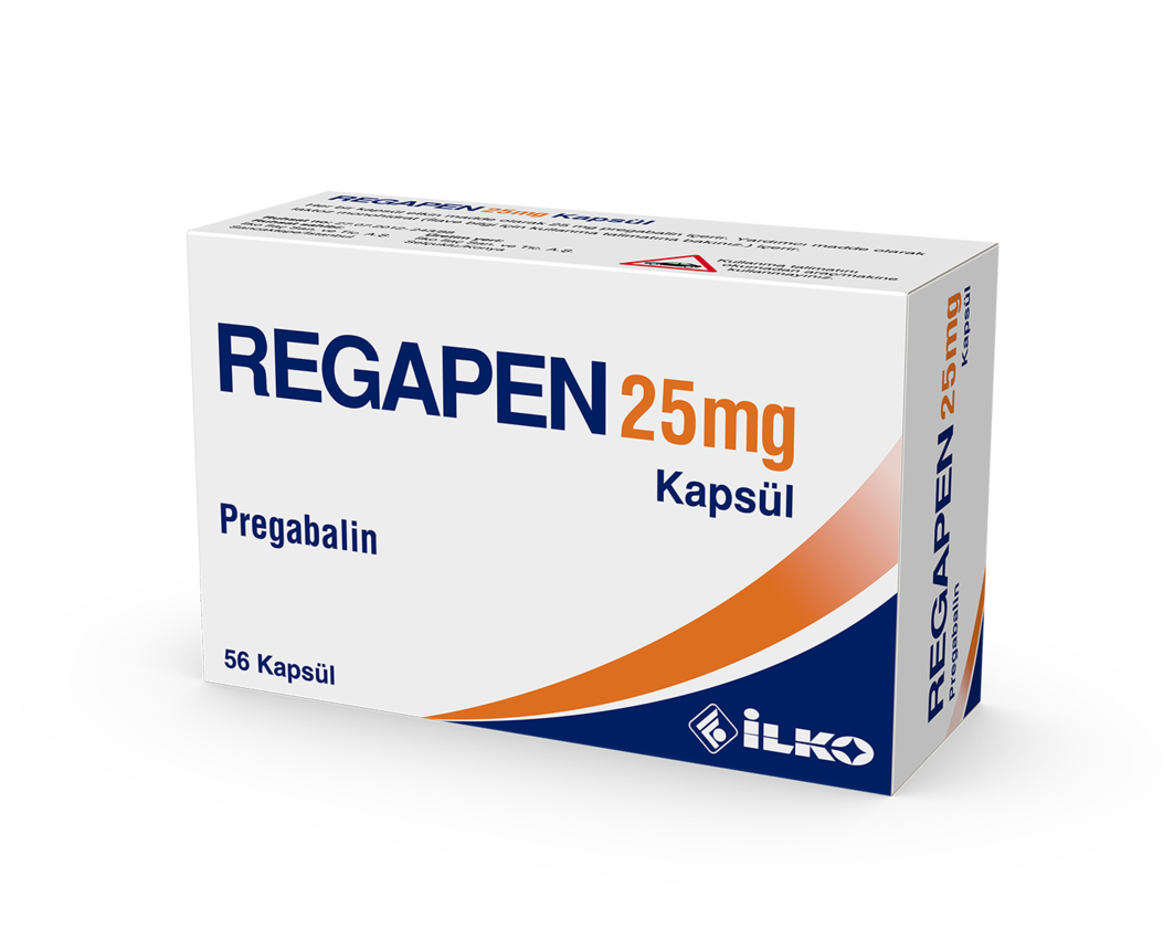 Regapen 25 Mg 56 Kapsül