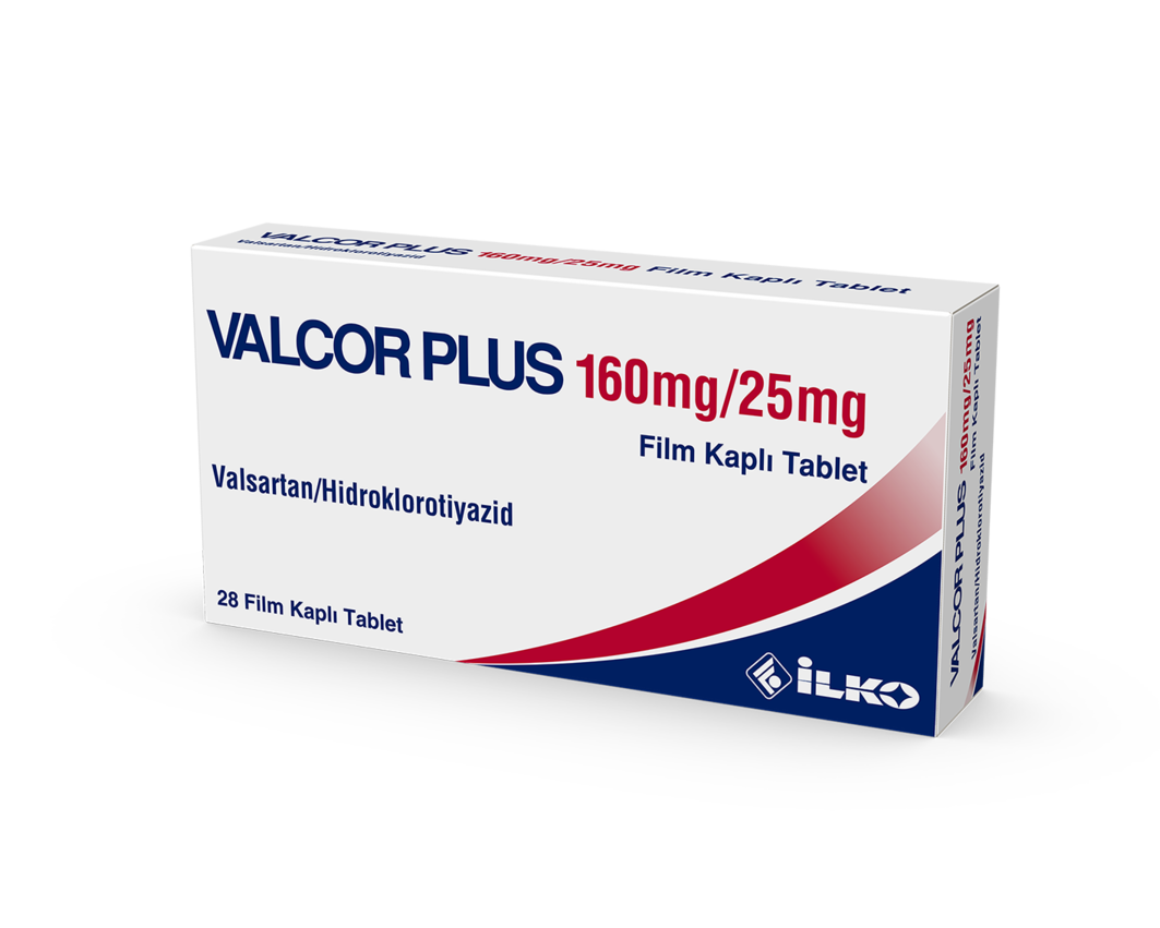Valcor Plus 160 Mg / 25 Mg 28 Film Tablet