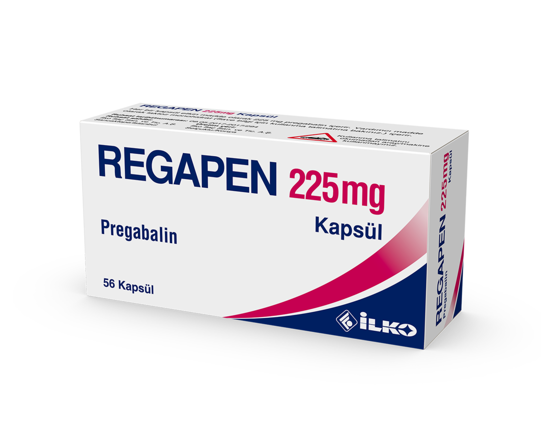 Regapen 225 Mg 56 Kapsül