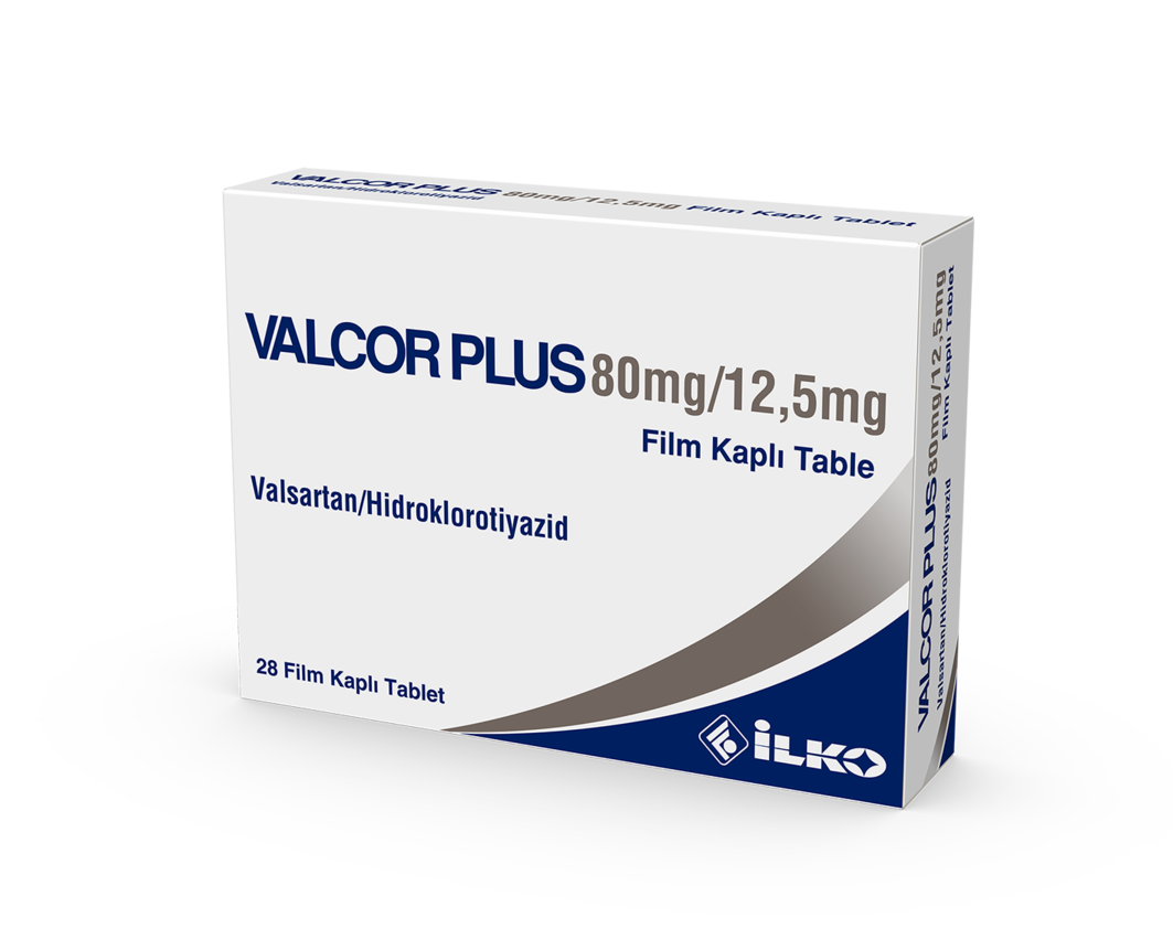 Valcor Plus 80 Mg / 12.5 Mg 28 Film Tablet