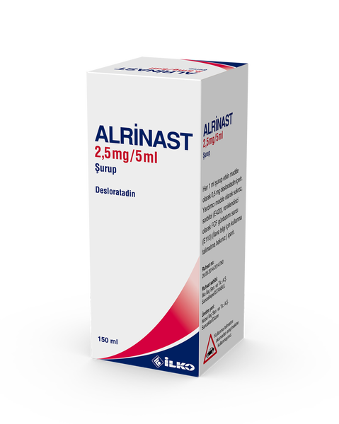 Alrinast 2.5 Mg / 5 Ml 150 Ml Şurup