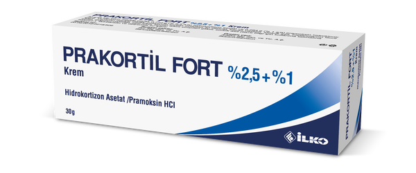 Prakortil Fort %2.5 / %1 30 Gram Krem