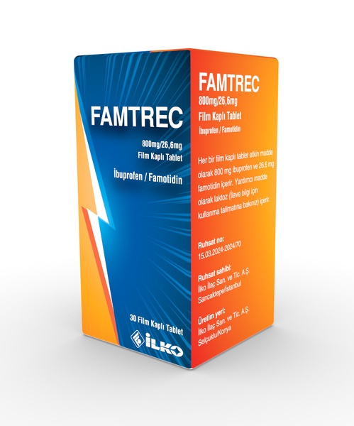 Famtrec 800 Mg / 26.6 Mg 30 Film Tablet