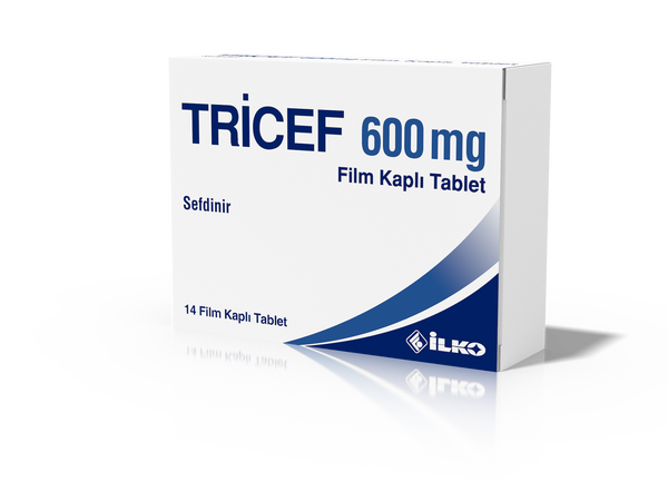Tricef 600 Mg 14 Film Tablet